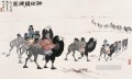 Camellos de Wu Zuoren en el desierto chino antiguo